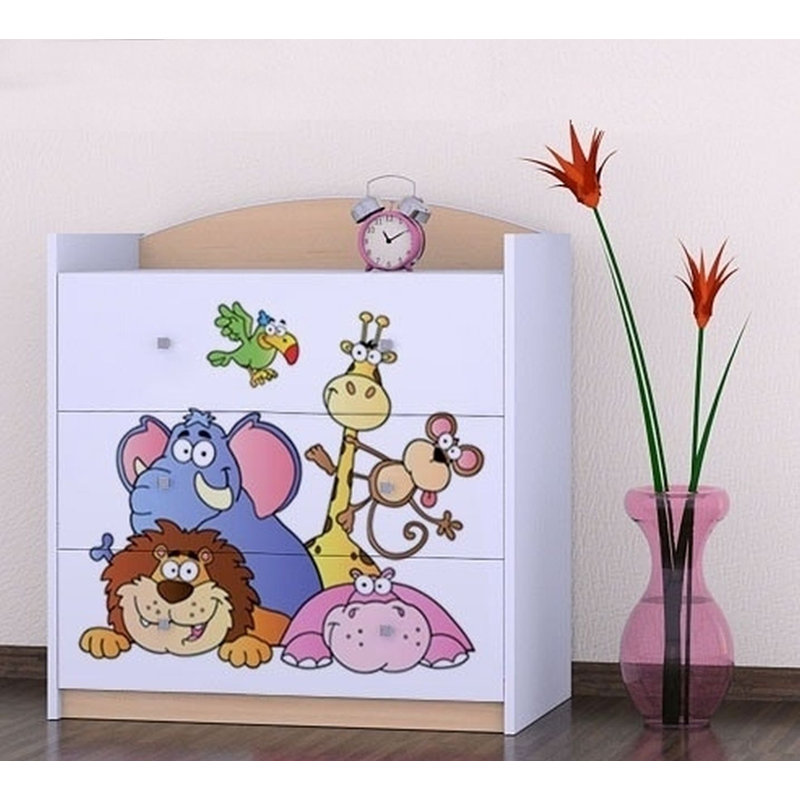 Nord 3 Drawer Chest, Beige