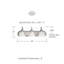 Éclairage pour meuble-lavabo à intensité variable Febe-812022815-812022812-812022803