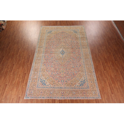 Tapis traditionnel rose grand 10 x 15