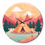 Nature's Camp - Horloge murale campagne-93381755