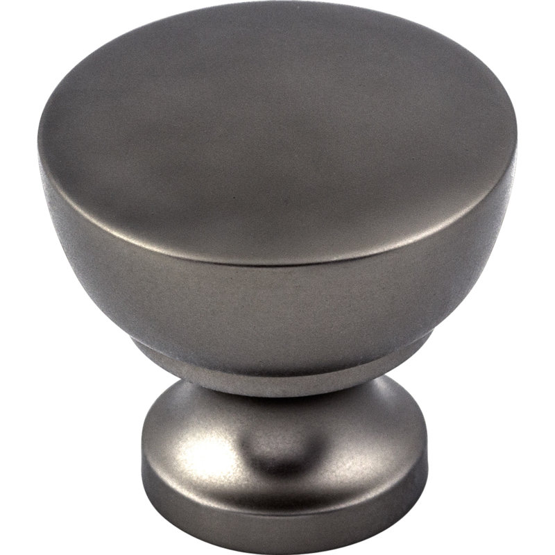 Bergen 1 1/4" Diameter Mushroom Knob, Ash Gray