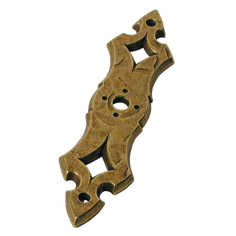 Povera Backplate for Knob, Opaque Bronze