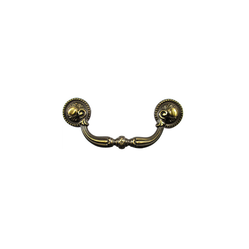 (Paquet de 5) Laiton antique de style colonial de 3/3 po à 3 3/4 po
