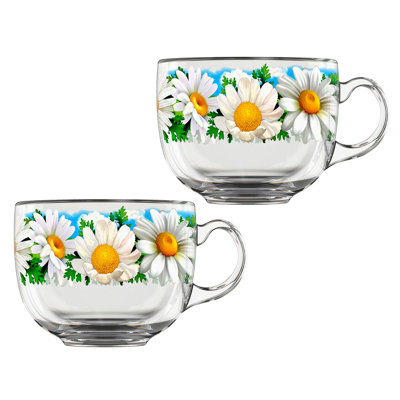 Jumbo Glass Mug 17 Fl Oz