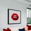 «Red Lips II», reproduction de peinture acrylique encadrée-24499236