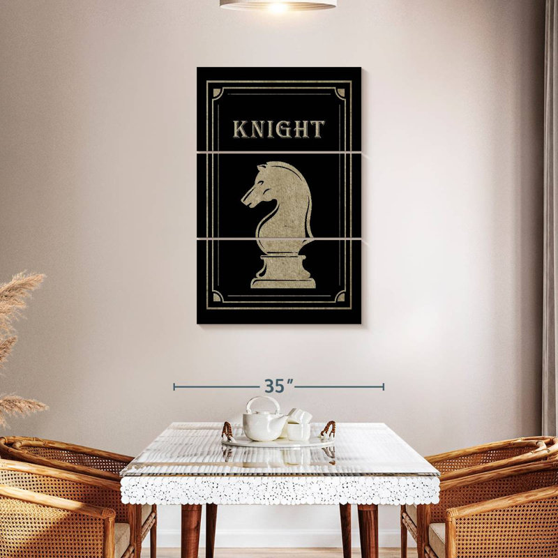 Senne Chess Knight, 32" H x 20" W