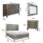 Ensemble de chambre à coucher 4 pièces