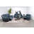 Blue Motion Reclining Loveseat With Console