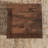 Retro Nut-Brown Solid Wood Square Coffee Table-1248077580