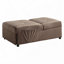 Fauteuil convertible en velours capitonné-1889771032