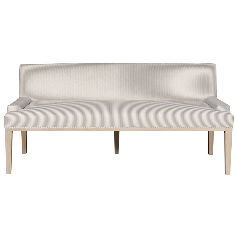 Spencer Upholstered Bench, Havana, Navada Mushroom