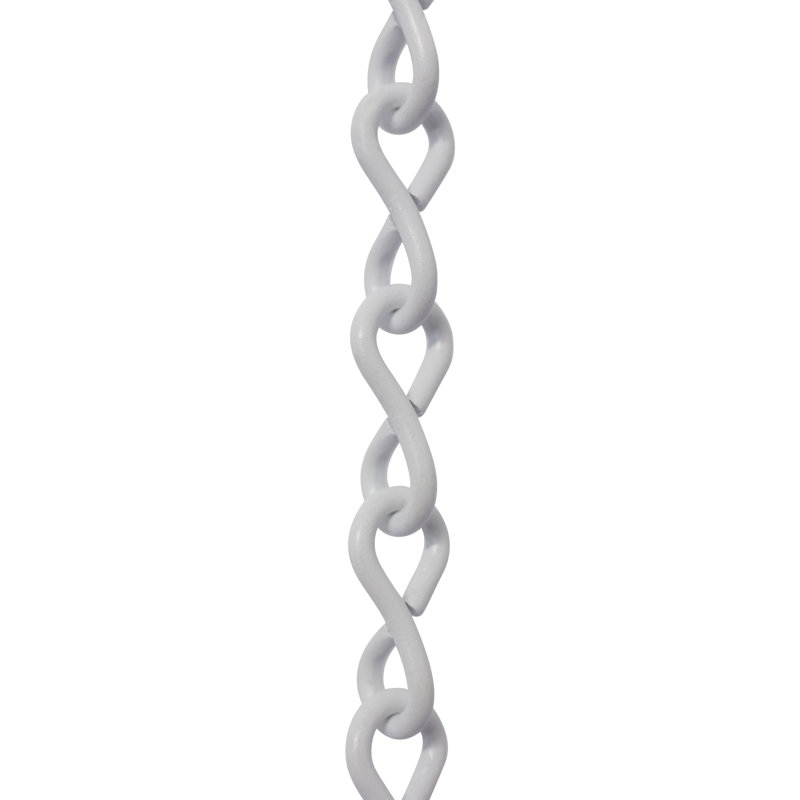 Chaîne décorative double Jack ou chaîne cassée Jack (164 pieds), Blanc