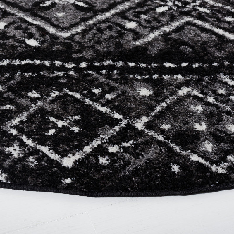 Tapis géométrique Aliesa Performance, Rond 6 pi
