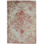Tapis rose abstrait fait à la main