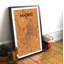Madrid City Map - No Frame Print-341594523