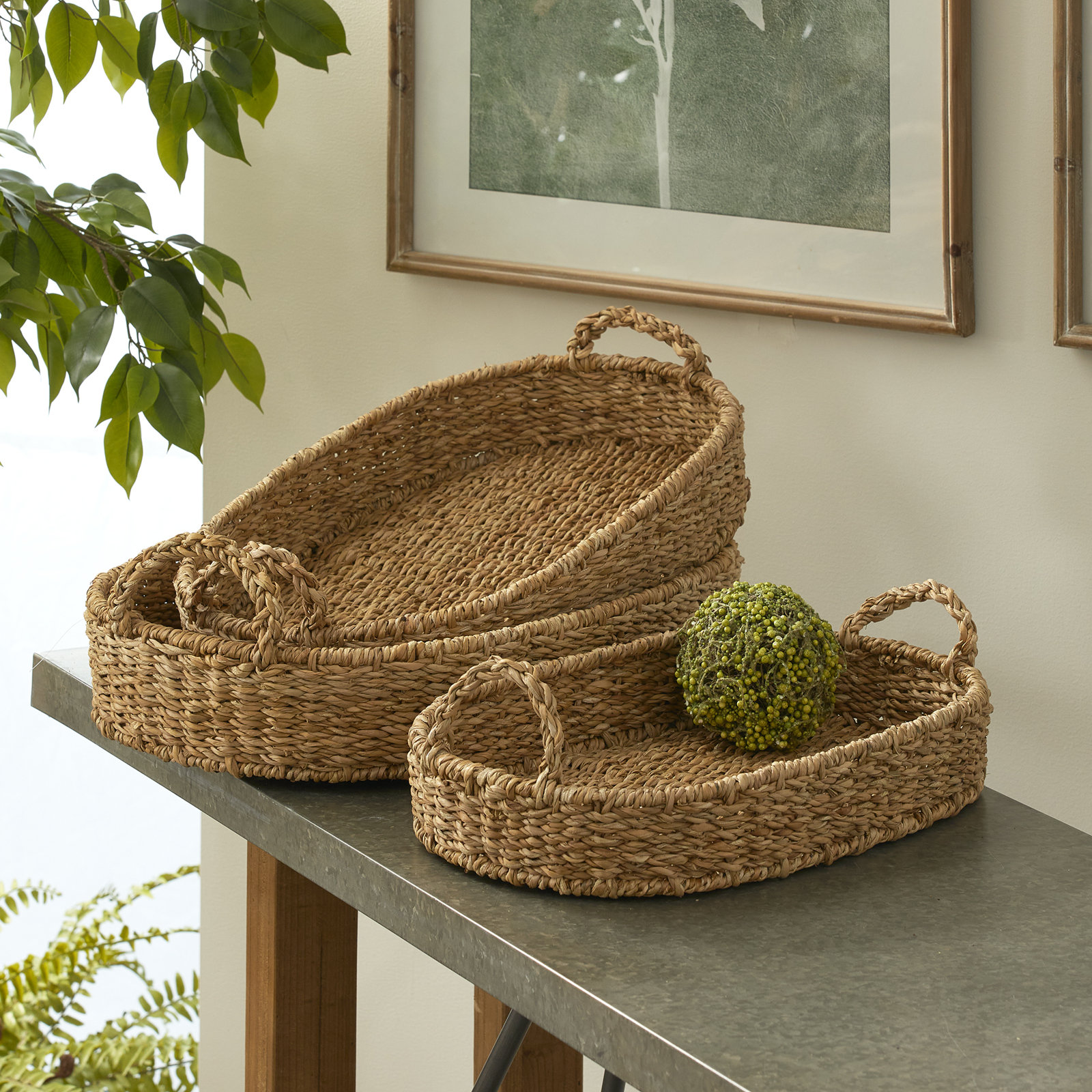 Seagrass Decorative Tray