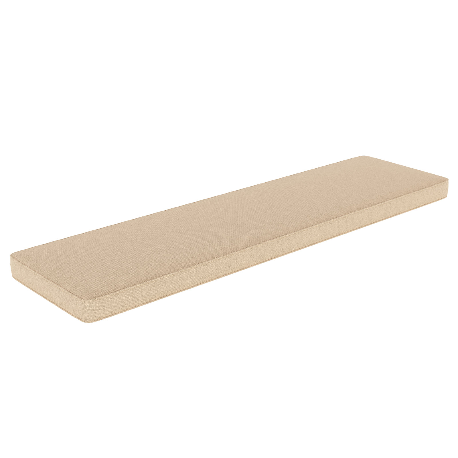 Jayapura Sunbrella® Seat Cushion, 44" W x 18" D, Antique Beige Sunbrella® Canvas
