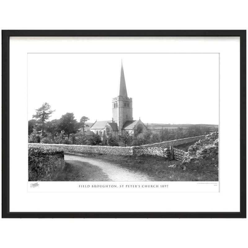 Field Broughton, St Peter's Church 1897 by Francis Frith - Single Picture Frame Print, 28cm H x 36cm W x 2.3cm D