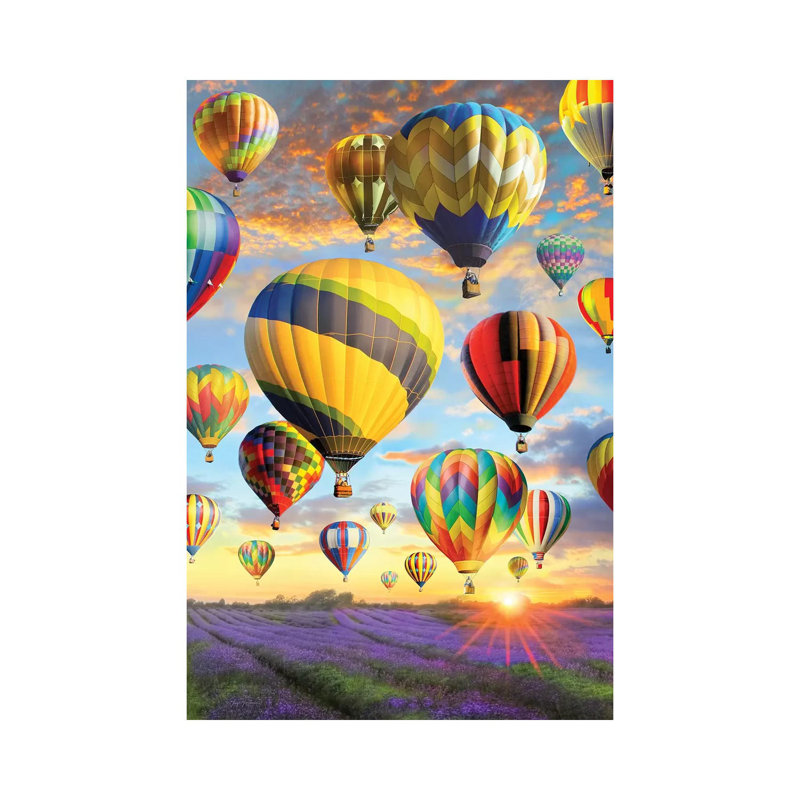 Hot Air Baloons - Wrapped Canvas Print, 101.6 cm H x 66.04 cm W x 1.91 cm D