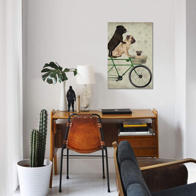 Impression sur toile tendue Fab Funky, H 12 po x l 8 po x P 0,75 po, Toile tendue, Pas de tapis