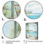 Windows at the beach II - Coastal Windows, reproduction d'art encadrée-72803336-72803347