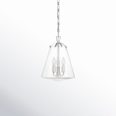 3 - Light Metal Dimmable Bell Chandelier