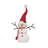  Polyester 24 in. Multicolor Christmas Plush Light Up Snowman Decor