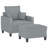  Sofa Chair With Footstool Black-1138348153-1138348039