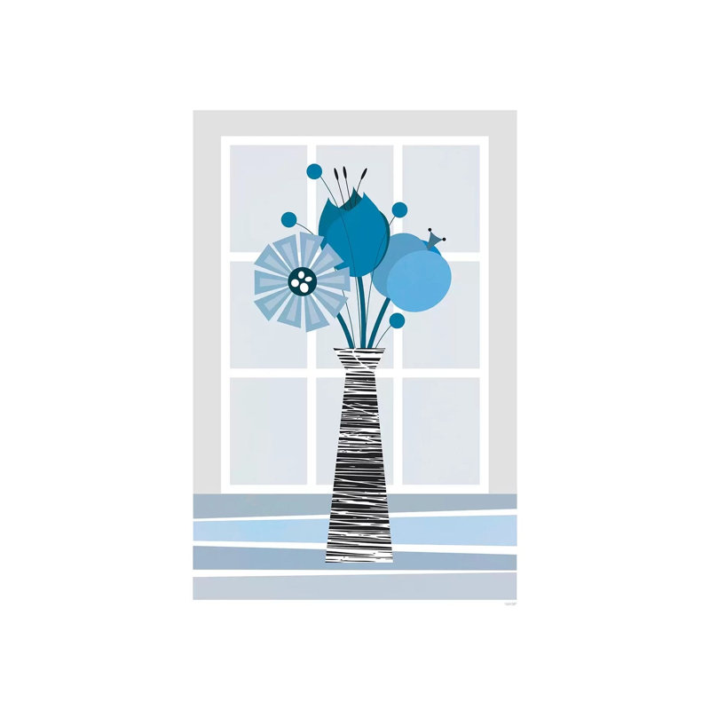 Flowers by TomasDesign - Wrapped Canvas Print, 20.32 cm H x 30.48 cm W