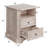 Set of 2  24" Traditional Nightstand with Charging Station with Open Storage Shelf-1048112965-1048112967