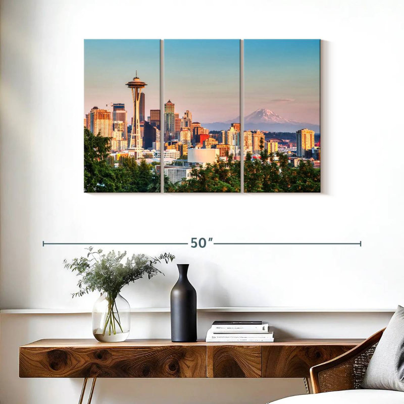 Paysage urbain Sirci Seattle, H 24 po x l 38 po