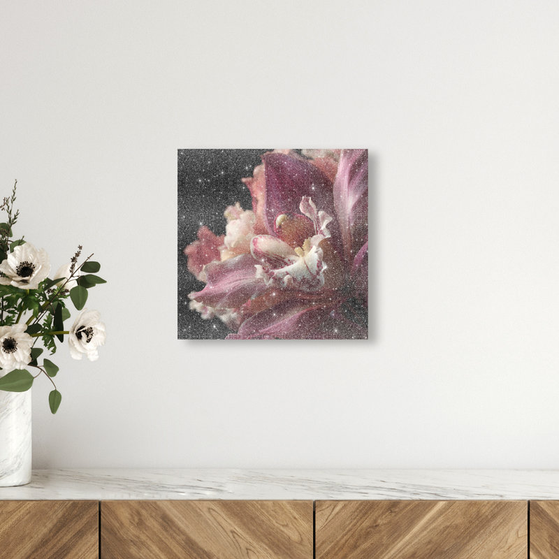 Velvet Labellum Print by Oliver Gal, 12"H x 12"W, Gallery Wrapped