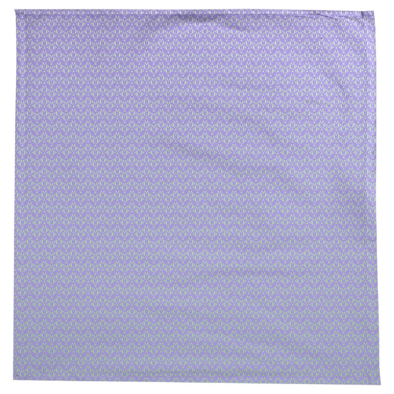 Leffel Art Deco Tablecloth, Purple/Green Ombre