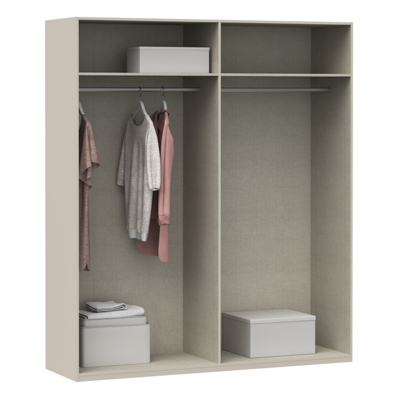 Temar 4 Door Manufactured Wood Wardrobe