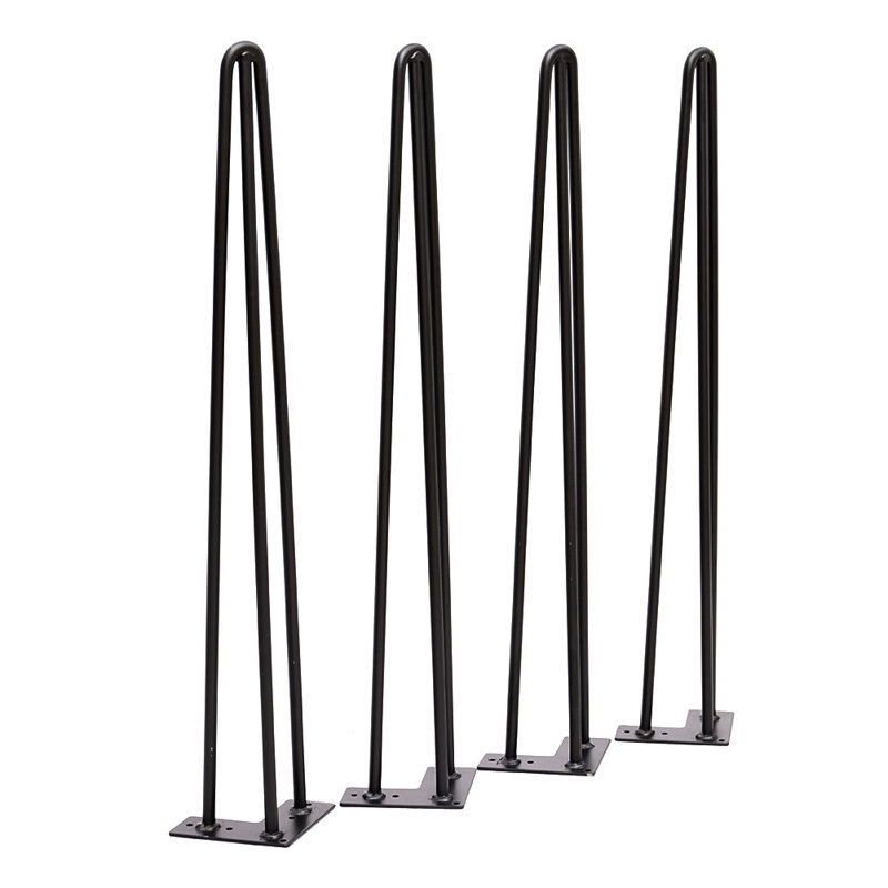 Cleitus Table Leg, Black, 70.1cm H