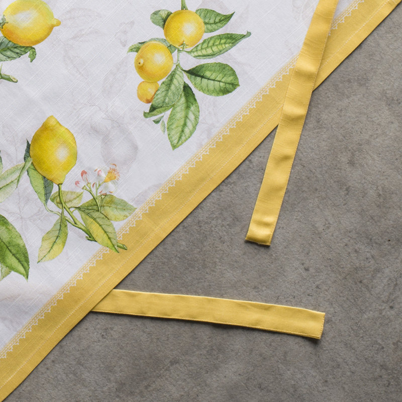 Floral Cotton Bib Apron