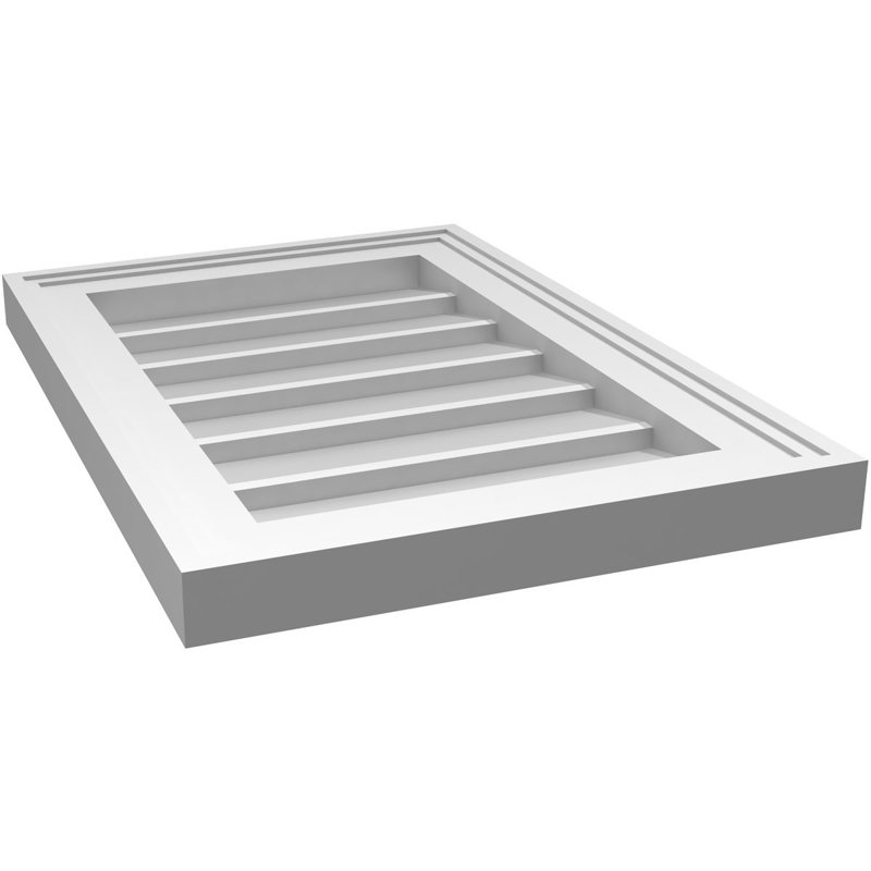 Cadre en brique, brun clair apprêté, H 20 po x l 14 po x P 1,5 po