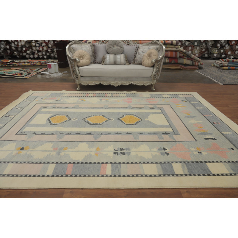 Tapis oriental géométrique 9 x 12