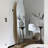 Curved Stone+Stainless Steel Full Length Mirrors