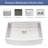 36 Inch Farmhouse Sink Workstation - Durable Stainless Steel with Built-in Ledges for Efficient Kitchen Use