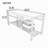 Industrial Dining Table Set with Storage Bench and Wine Rack