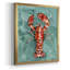 «Aquatic Lobster I», toile encadrée de qualité supérieure - prête à être accrochée-34043764-34043765