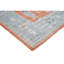 Tapis noir / orange / argent 9 pi 1 po x 12 pi 1 po One-of-a-Kind