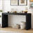 Modern Style Console Table made of Paulownia Solid Wood Veneer,Suitable for Foyer, Living Room, or Entryway.-1674448698