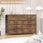 Commode 10 tiroirs, tiroirs de rangement en tissu pour garde-robe-104901916