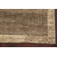 Tapis décoratif beige/brun en laine de conception unique 6 pi 5 po x 9 pi 6 po noué à la main New Age