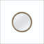 Miroir rond English Oak