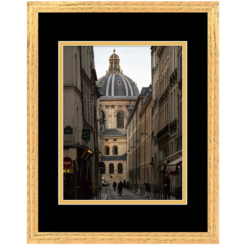 Cadre photo en bois, Or