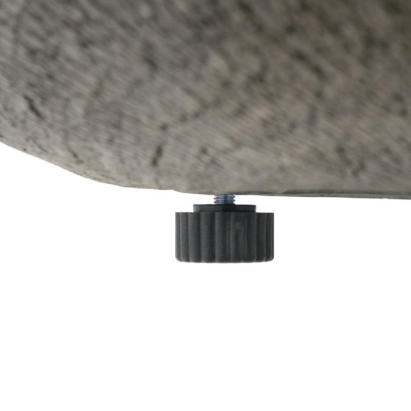 Andrew Round Concrete Propane Smokeless Fire Pit