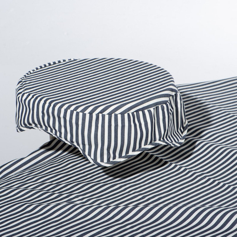 Sun Lounger Cover - Laurens Navy Stripe